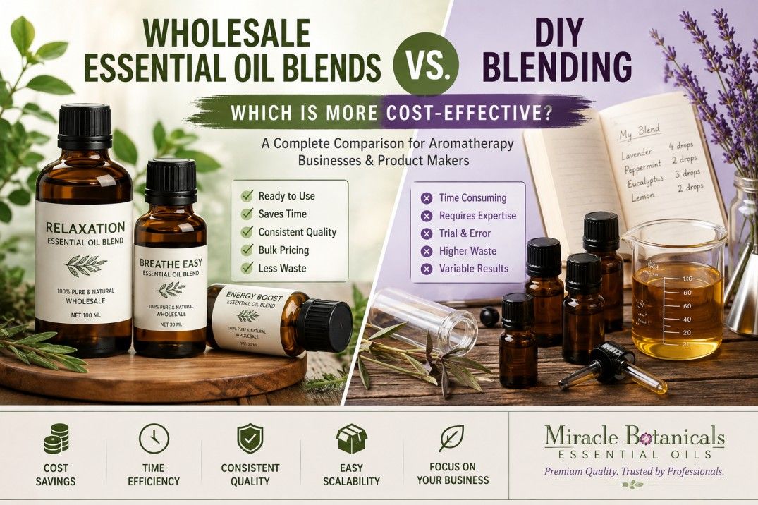 Wholesale Essential Oil Blends vs. DIY Blending: Which Is More Cost-Effective?